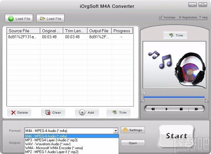 iOrgSoft M4A Converter下载,M4A音频格式转换器